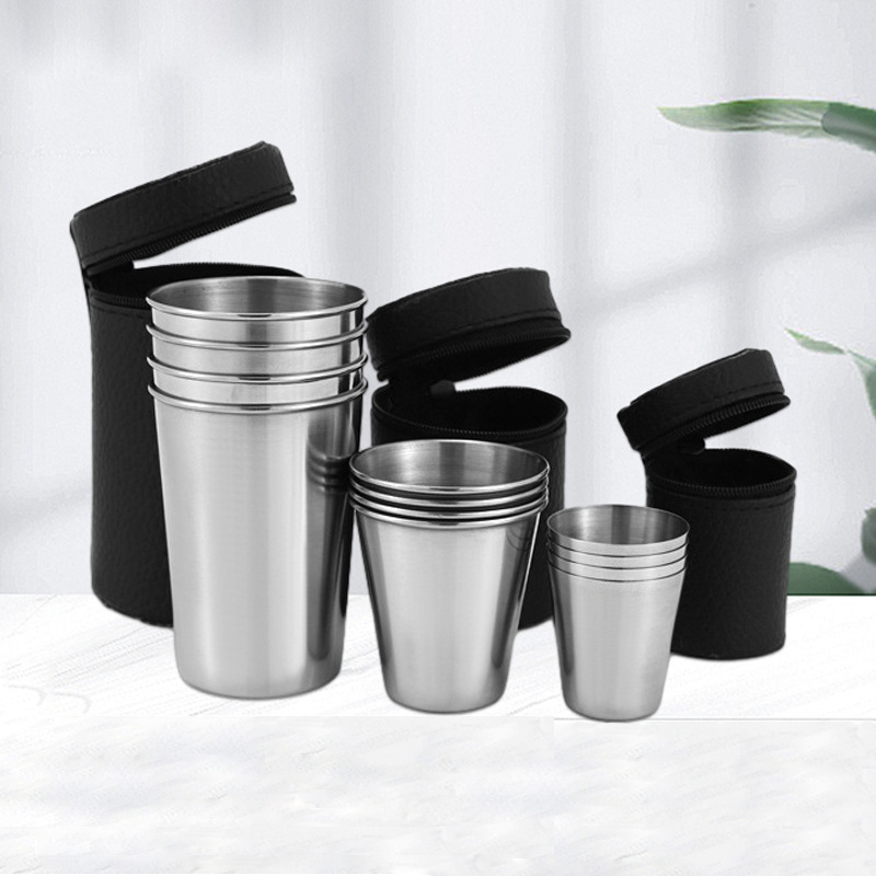 4Pcs Outdoor Practical Travel  - Whisky Beer And Wine ulasan dan harga