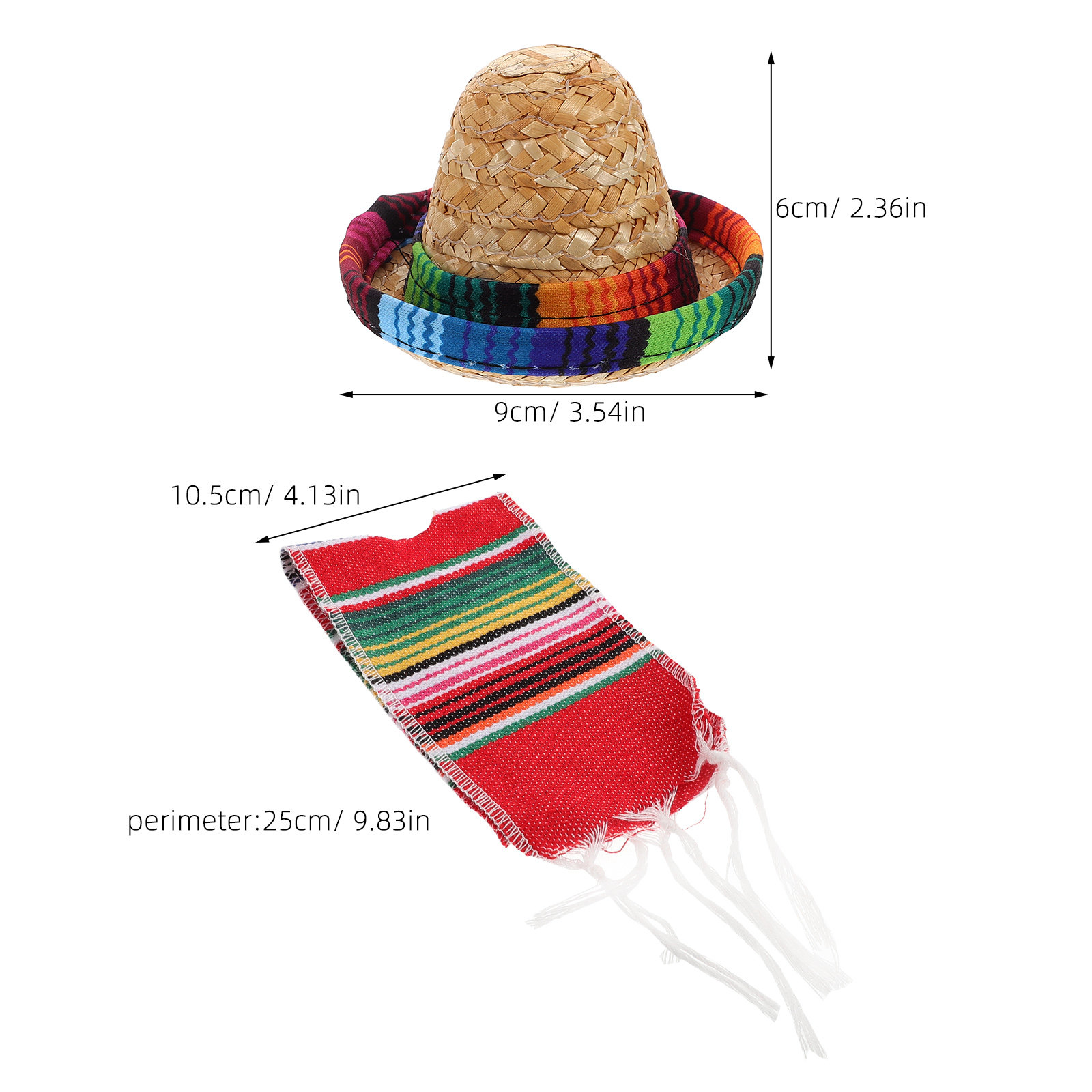 1Set Mexican Fiesta Bottles De - Wine Beer Hat ulasan dan harga
